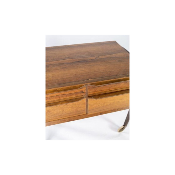 Image 1 of Commode vintage en palissandre à roulettes, Danemark 1960