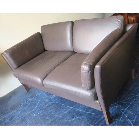 Image 1 of Canapé vintage danois avec coussins remplis de duvet par Mogens Hansen, 1970