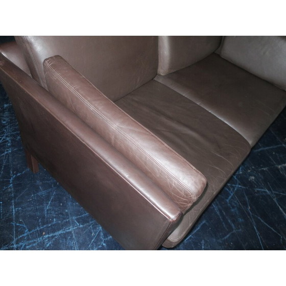 Image 1 of Canapé vintage danois avec coussins remplis de duvet par Mogens Hansen, 1970
