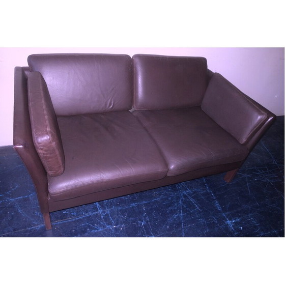 Image 1 of Canapé vintage danois avec coussins remplis de duvet par Mogens Hansen, 1970