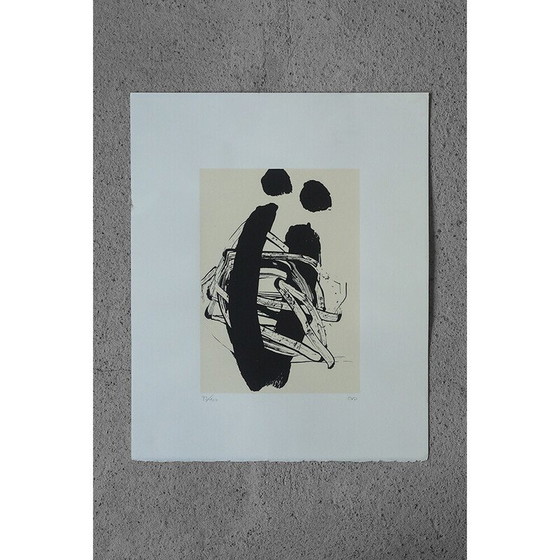 Image 1 of Peinture vintage Lovers en lithographie
