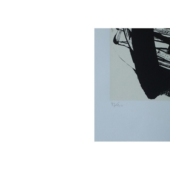 Image 1 of Peinture vintage Lovers en lithographie