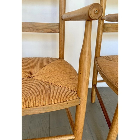 Image 1 of Paire de fauteuils rustiques vintage, 1960