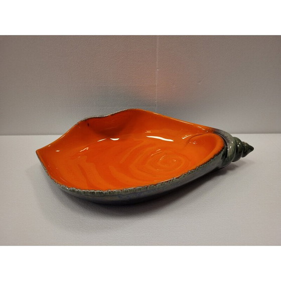 Image 1 of Bracelet vintage en forme de caracle marin en céramique, France 1960