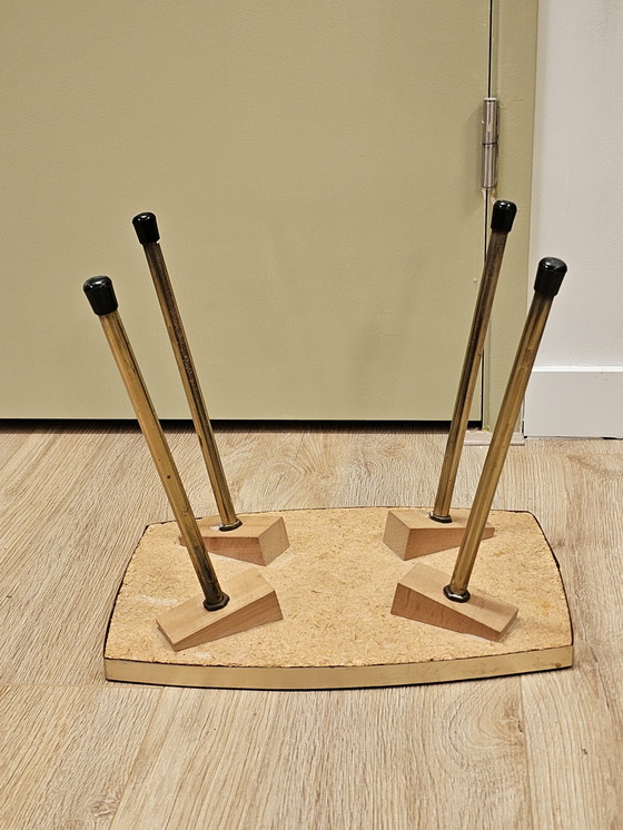 Image 1 of Table d'appoint vintage en mosaïque Table à plantes