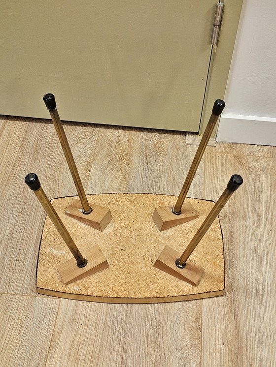 Image 1 of Table d'appoint vintage en mosaïque Table à plantes