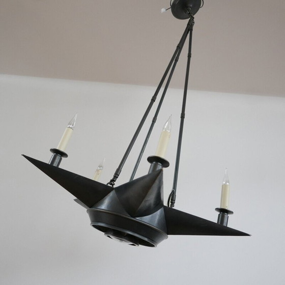 Image 1 of Lustres étoilés vintage, Italie 1980