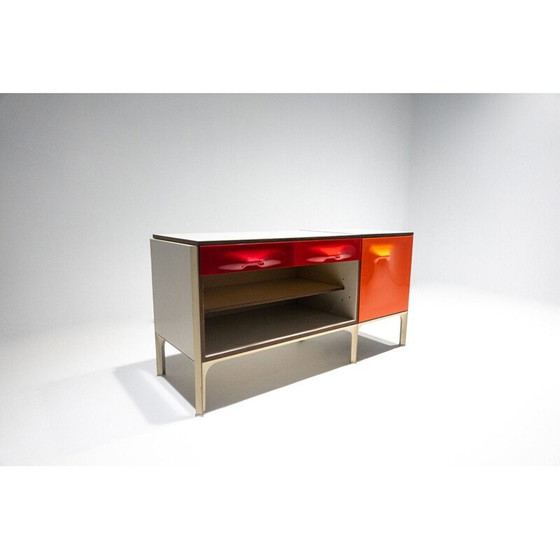 Image 1 of Bureau du milieu du siècle avec plateau coulissant par Raymond Loewy, années 1960