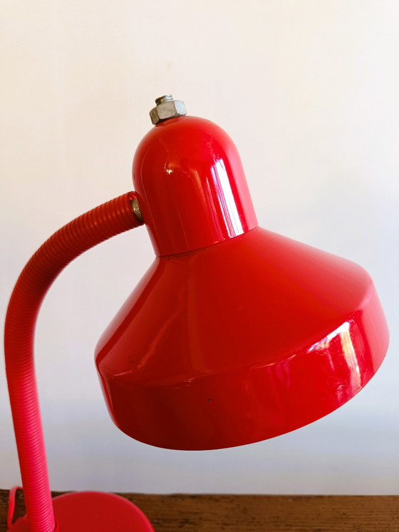 Image 1 of Lampe Articulée Rouge Vintage