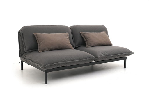 Rolf Benz 340 Nova Canapé relax Canapé convertible Gris Tissu Exposition