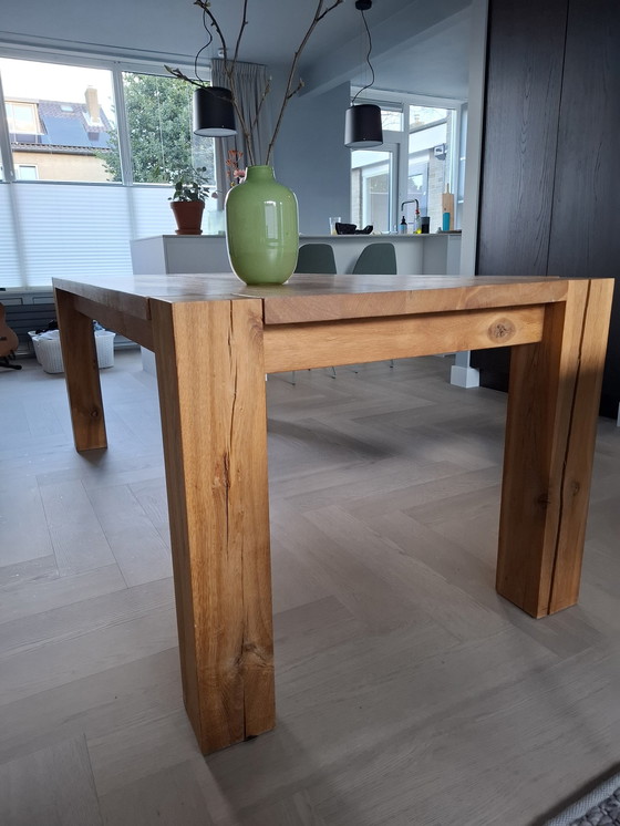 Image 1 of E15 Table Bigfoot, Philipp Mainzer, chêne européen, huilé, L 200 X L 92 X H 75 Cm