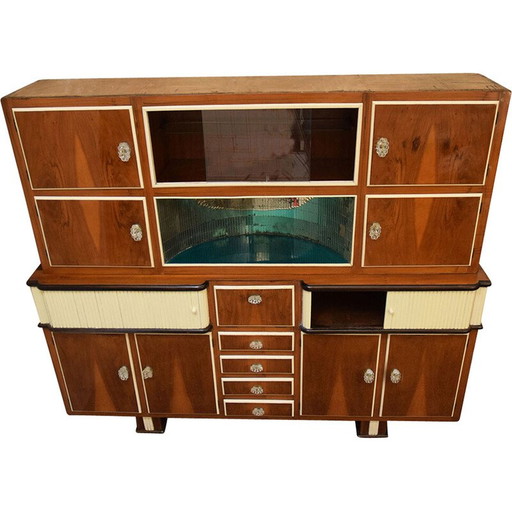Armoire vintage en bois, Italie 1950