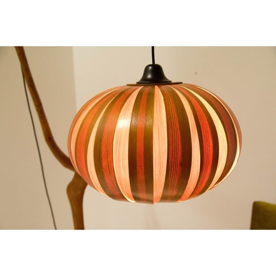 Image 1 of Lampadaire vintage en bois, 1960