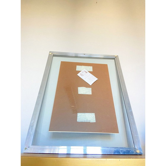 Image 1 of Peinture vintage "La vie parisienne pour charmer le cafard" avec cadre en aluminium, 1913