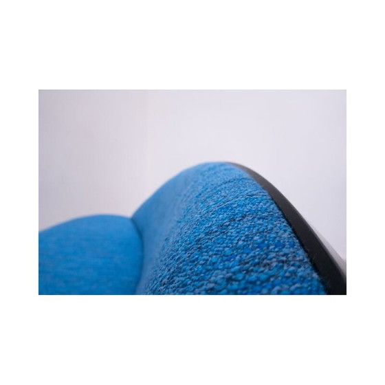 Image 1 of Canapé italien bleu "Saturno" du milieu du siècle dernier par Gastone Rinaldi pour Rima, 1957
