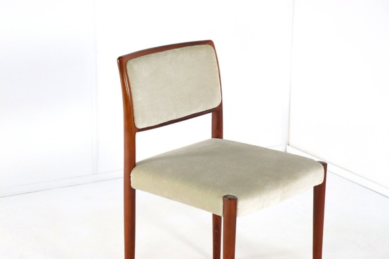 Image 1 of Ensemble de 4 chaises Niels O Möller modèle 80 en bois de rose vintage