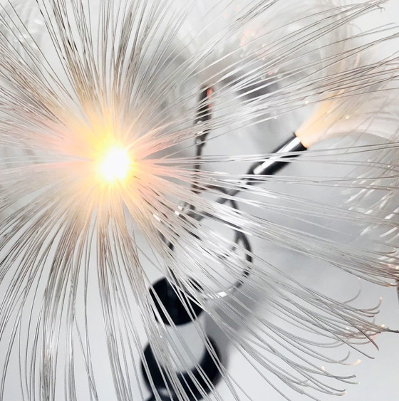 Image 1 of Lampe Vintage Palmier • Veilleuse Space Age • Fibre Optique • 1970