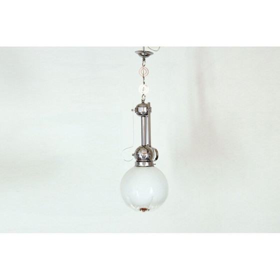 Image 1 of Suspension en verre vintage par Mazzega 1970