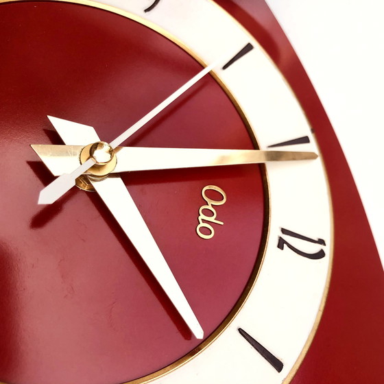 Image 1 of Horloge Vintage • Cerf-Volant • Odo • Space Age • 1960