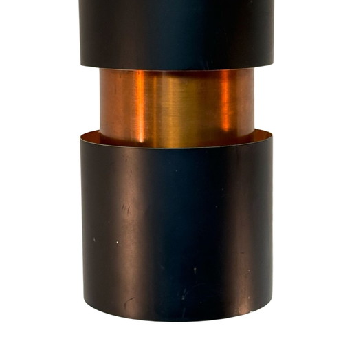 Fm Denmark - Ca. 1970's - Lampe pendante incluant la canopée avec centre en cuivre