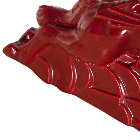 Image 1 of Statue de valkyrie art déco par Charles Lemanceau, 1930