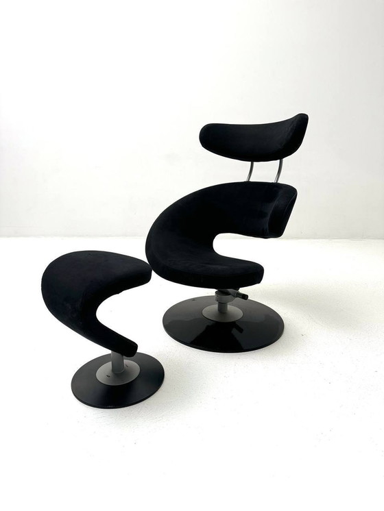 Image 1 of Set De 4 Fauteuils De Relaxation Peel Par Olav Eldøy Pour Stokke, 2002