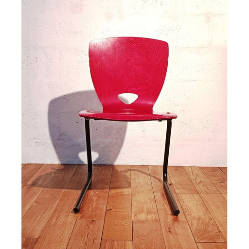 Chaise de cantine vintage