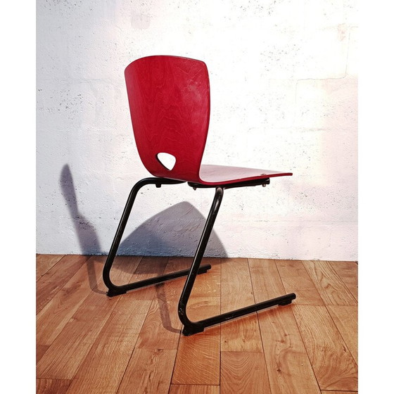 Image 1 of Chaise de cantine vintage