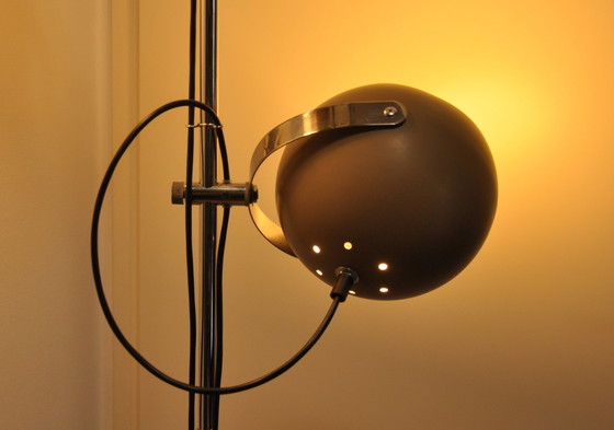 Image 1 of Lampe Herda Double Boule Beige/Sable