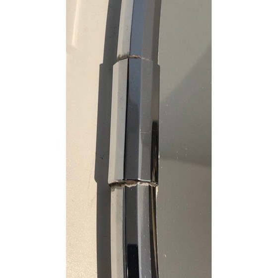 Image 1 of Miroir ovale chromé vintage, 1970