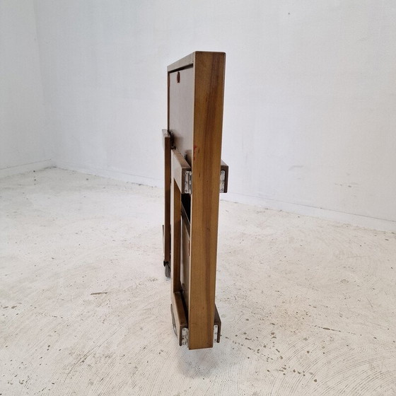 Image 1 of Chariot pliant en bois vintage par Carrello Tobia pour Ciatti, Italie 1960