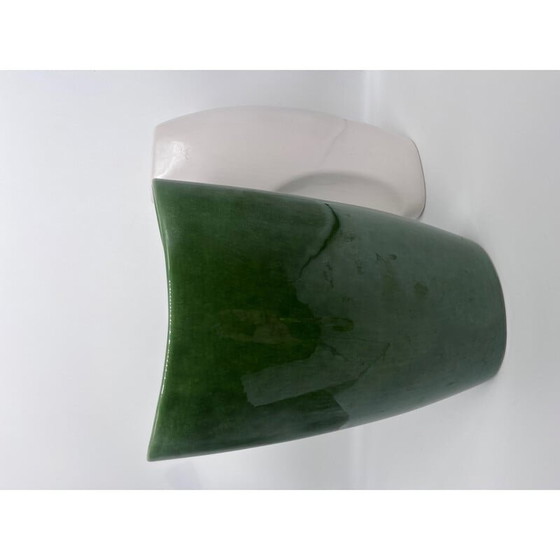 Image 1 of Paire de vases vintage en céramique émaillée, 1980