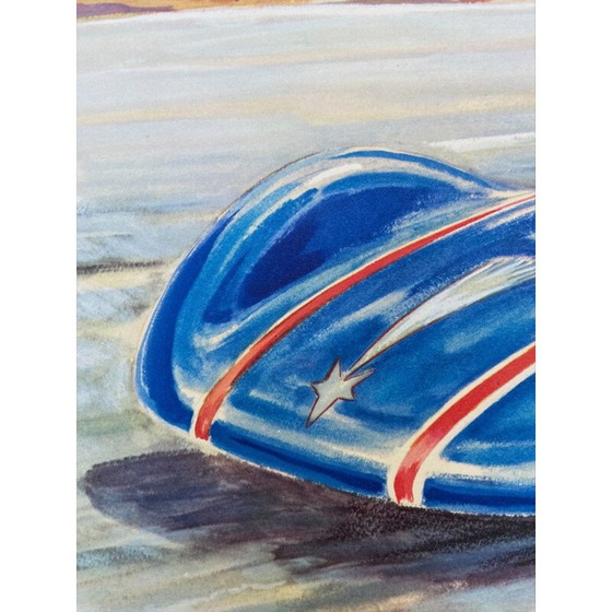 Image 1 of Lithographie vintage "L'étoile filante" de Geo Ham, 1956