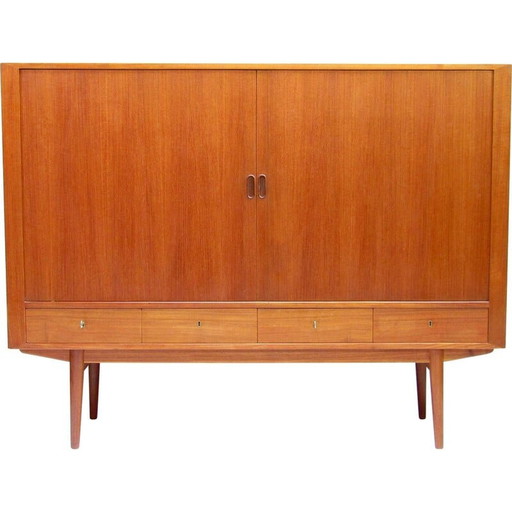 Buffet haut vintage en teck par Arne Vodder pour Sibast, Danemark 1960