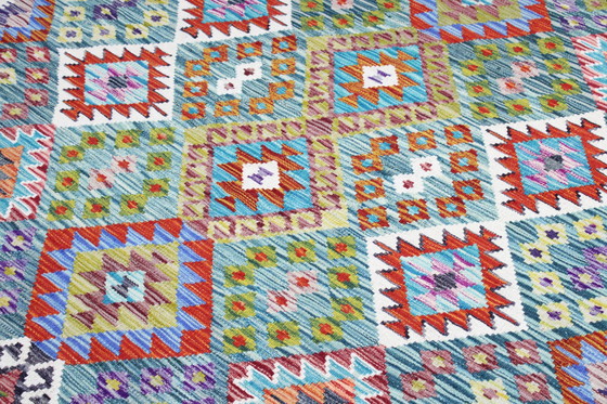 Image 1 of Original Old Style Kelim Afghan 248 X 183 Cm Top Condition