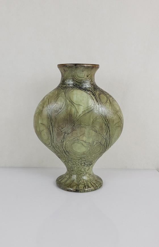 Image 1 of Vase En Grès Par Anne Marie Sybesma De Bay Alias Miep