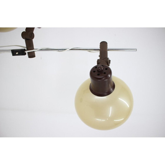 Image 1 of Lampadaire vintage avec abat-jour en plastique, Hongrie 1970