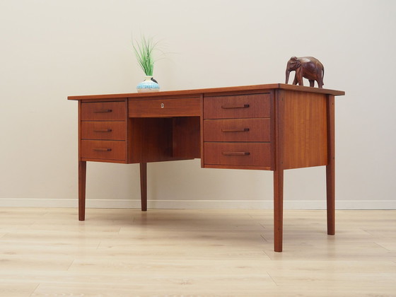 Image 1 of Bureau en teck, Design danois, 1970S, Production : Danemark