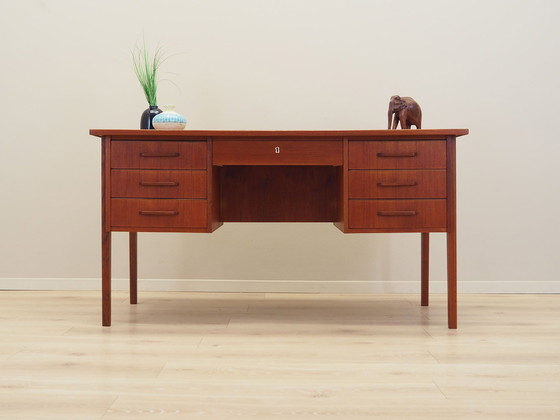 Image 1 of Bureau en teck, Design danois, 1970S, Production : Danemark