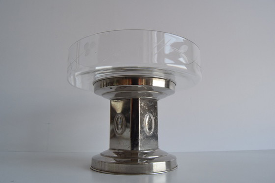 Image 1 of Bol Art Déco avec attachement pour fruits, 1930S