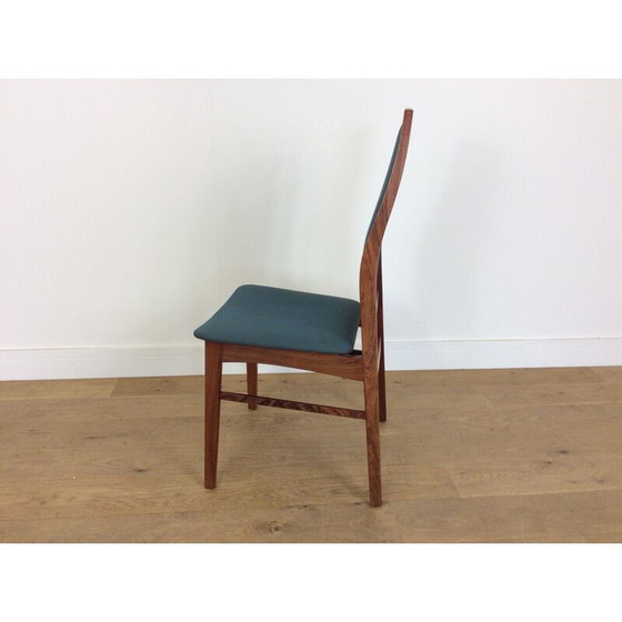 Image 1 of Ensemble de 8 chaises de salle à manger vintage en palissandre 1960's
