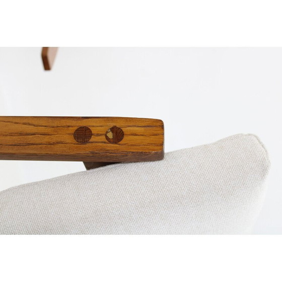 Image 1 of Paire de fauteuils en chêne vintage par Uluv, Tchécoslovaquie 1970