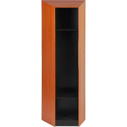 Bibliothèque vintage Leo en cerisier et akatio ébonisé par Antonia Astori pour Driade, 1990