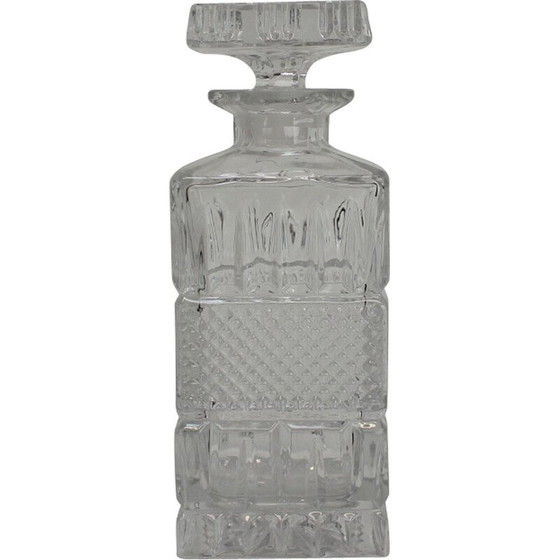 Image 1 of Bouteille d'alcool vintage en verre "Karafa", Tchécoslovaquie 1970