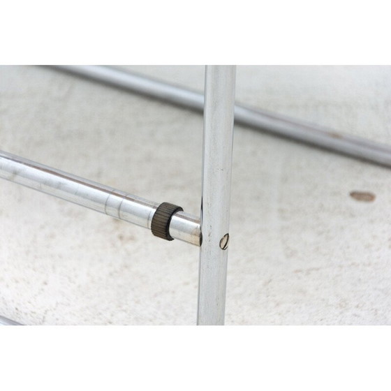 Image 1 of Table d'appoint vintage Bauhaus chromée, Tchécoslovaquie années 1930
