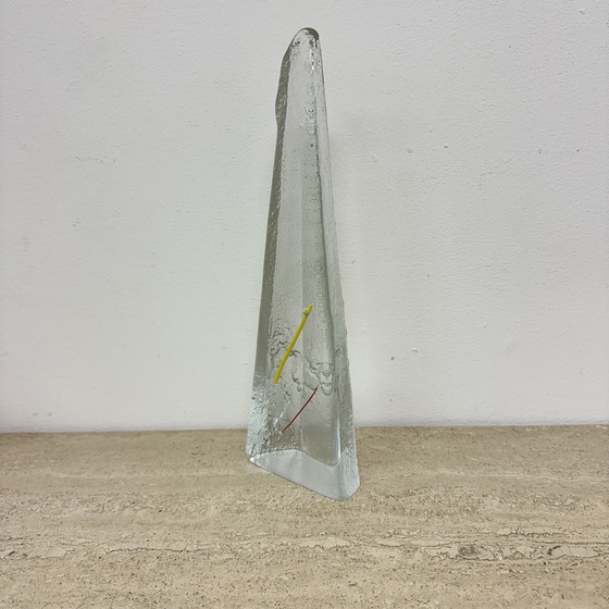 Image 1 of Sculpture en verre vintage de Mats Johansfors ,1980S