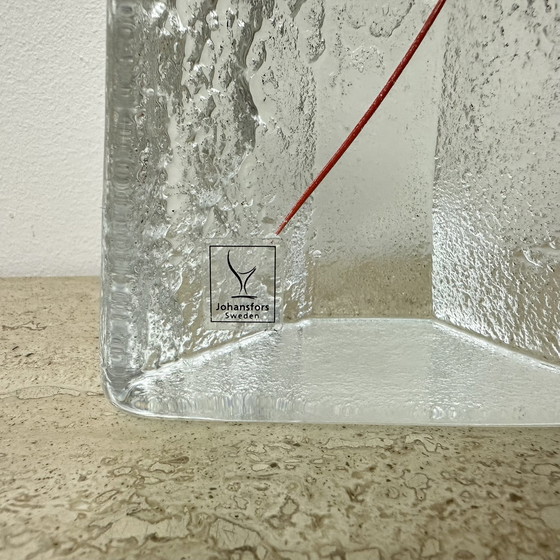 Image 1 of Sculpture en verre vintage de Mats Johansfors ,1980S