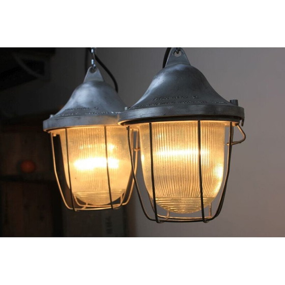 Image 1 of Lampe industrielle vintage modèle C-200 de Polam Gdansk, 1960