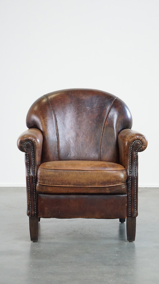 Fauteuil en peau de mouton