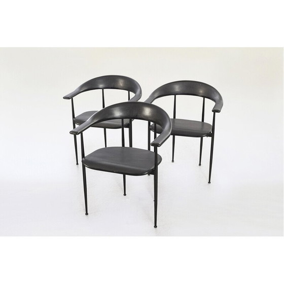 Image 1 of Fauteuil vintage P40 par Giancarlo Vegni pour Fasem, Italie 1980